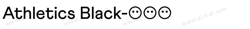 Athletics Black字体转换